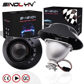 Sinolyn Bi Xenon Lens For BMW M3 E46 Coupe/Sedan/Wagon/Convertible 325i 328i 330ci H7 Halogen Headlight Headlamp Car Acc