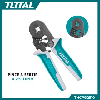 Total คีมย้ำหางปลาเทอร์มินอล คีมย้ำหัวเทอร์มินอล ขนาด 6 นิ้ว รุ่น THCPG2510 (Ratchet Crimping Plier) พร้อมส่งจากกรุงเทพ