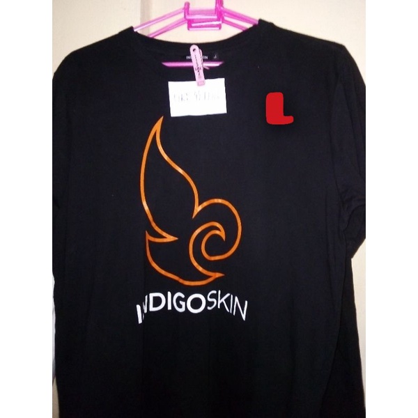 เสื้อยืด #indigoskin มือ2 สภาพ 99% ไซด์  L