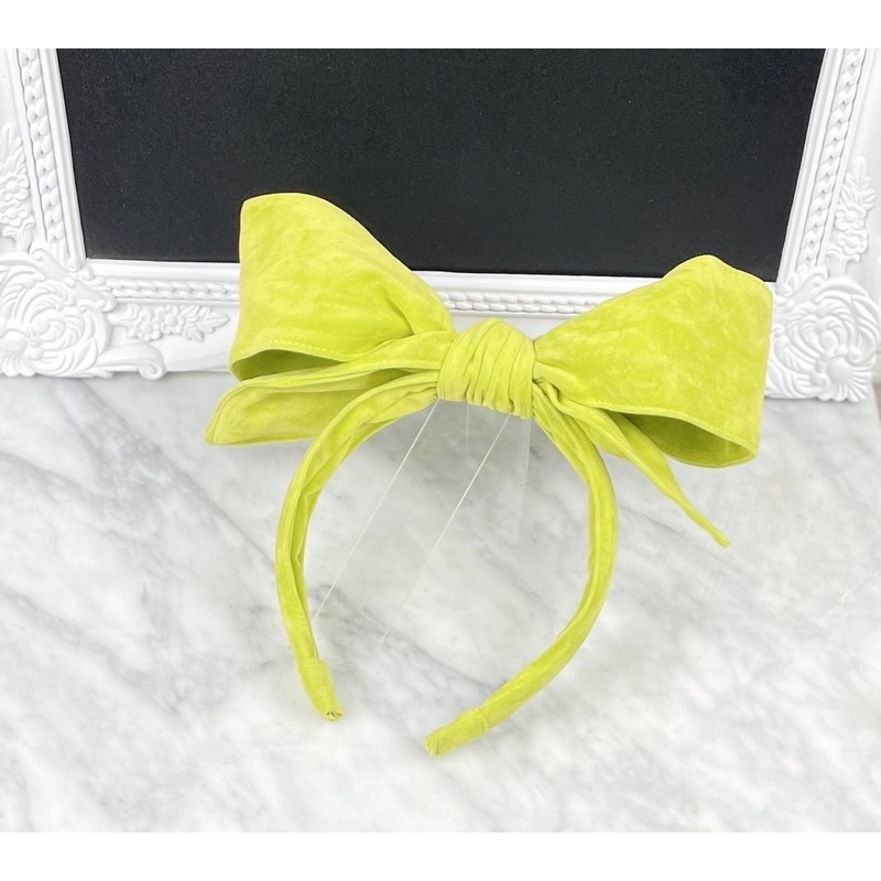 คาดผมโบว์ตั้งสักหลาด ไฮโซโบว์ใหญ่