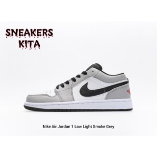 ของแท้ 100% Nike Air Jordan 1 Low Light Smoke Grey AJ1