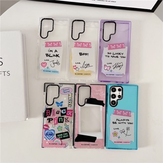 casetify เคสโทรศัพท์มือถือ TPU นิ่ม แบบใส กันกระแทก ลายเซ็นทีมหญิงสาว แฟชั่น สําหรับ Samsung Galaxy S21 S22 Plus S22 Ultra S20 Ultra S20+