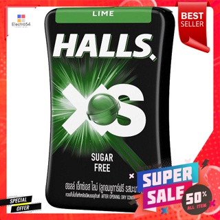 ฮอลล์ เอ็กซ์เอส ลูกอมชูการ์ฟรี กลิ่นไลม์ 13.8 ก.Hall XS Sugar Free Candy Lime Flavor 13.8 g.