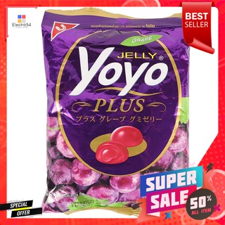 โยโย่ (Yoyo) พลัส เยลลี่ รสองุ่น 80 ก.Yoyo Plus Grape Flavor Jelly 80 g.