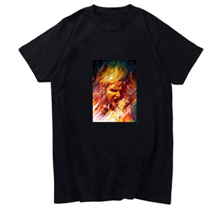 เสื้อทหาร Layne Staley อลิซในโซ่ Aic กรันจ์วง Unisex สีดําและสีขาวเสื้อยืดเสื้อยืดขนาดใหญ่ Streetwear me