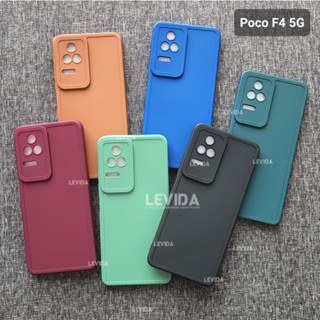 เคส Poco F4 5G Poco F4 Gt Case Pro เคสกล้อง บาง สีดําด้าน ซิลิโคน เคสสี Poco F4 Poco F4 Gt