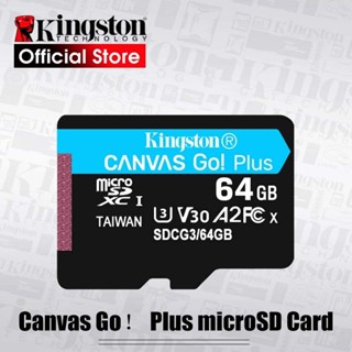 Kingston การ์ด TF ผ้าแคนวาส Micro SD ความเร็วสูง สําหรับกล้องเคลื่อนไหว