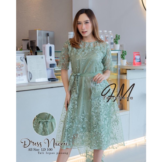 Dress Tile| Dress Naomi| Dress Pesta| Dress Kondangan| Dress Natal| Dress Modern| Mini Dress|
