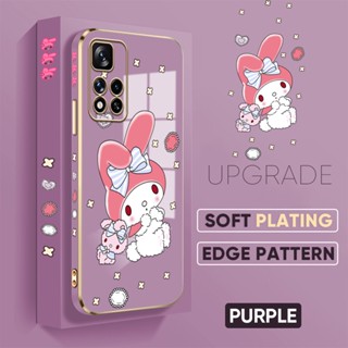 เคสโทรศัพท์มือถือ TPU แบบนิ่ม ลายการ์ตูนเมโลดี้ สําหรับ Redmi Note 11 Pro 10 Pro 11S 10S 11 Pro+ 5G