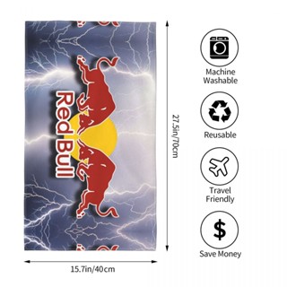 Red Bull (4) ผ้าขนหนู ทรงสี่เหลี่ยม ดูดซับน้ํา 70x40 ซม. สําหรับเล่นกีฬา ฟิตเนส โยคะ กลางแจ้ง