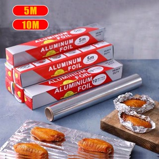 【AG】5m/10m Household Durable Non-stick Aluminum Tinfoil BBQ Cooking Baking Paper