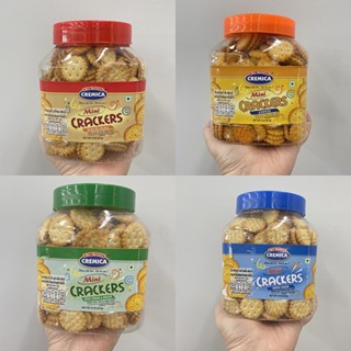 (4 รสชาติ) Cremica Mini Crackers ครีมมิก้า มินิ แครกเกอร์ 227 กรัม