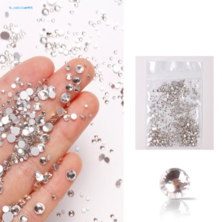 Farfi  1440Pcs/Bag Nail Rhinestone Flat Bottom Rhinestones Nail Ornaments Non-drop