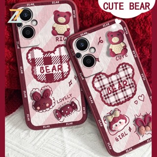 Zymello เคส VIVO Y16 Y22 Y22S Y35 Y02S V25E V25 Y21 V23 5G V23E 5G Y12S Y12 Y20 Y15S V21 5G Y50 Y33S Y12A Y91C Y20A Y17 Y11 Y15 Y21S Y85 พรีเมี่ยมเคสโทรศัพท์ซิลิโคนตุ๊กตาน่ารัก