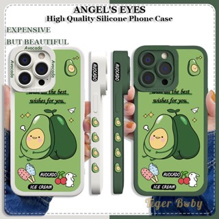 เคส SAMSUNG A22 A20 A30 A20S A21S สำหรับเคสโทรศัพท์ซิลิโคนปลอกอ่อนการ์ตูนน่ารัก Avocado คลุมทั้งหมดเคสกันกระแทก