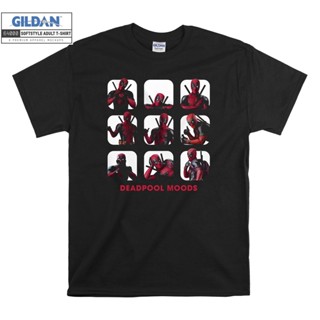 [COD]Gildan เสื้อยืดลําลอง แขนสั้น มีฮู้ด พิมพ์ลาย Deadpool Moods Box Up สําหรับเด็ก Unisex 6618S-5XL