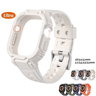 เคส พร้อมสายคล้อง สําหรับ Apple Watch Ultra 49 มม. 7/8 41 มม. 45 มม. สําหรับ IWatch 6 Se 5 4 3 38/42 มม. 44/40 มม.