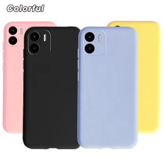 Xiaomi Redmi A1 A1+ 2022 เคสโทรศัพท์ เจลลี่ สีพื้น เรียบง่าย RedmiA1 A 1 Plus ซิลิโคนนิ่ม TPU เคส