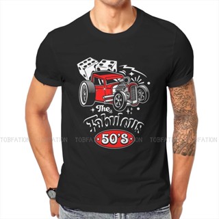 เสื้อยืด Rockabilly 1950s ถุงเท้า Hop ปาร์ตี้วินเทจร็อคแอนด์โรลเสื้อยืด 50s เสื้อยืดคอโอขนาดใหญ่เสื้อยืดขายใหญ่ Harajuku