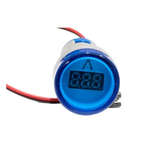 AD101-22AM (AD16-22) Digital AC Amp Meter Pilot Lamp วัดกระแสไฟฟ้า 0-100A 22mm