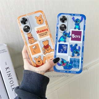 Cartoon Phone Casing เคส OPPO A78 5G A17 A17k Soft TPU Phone Case All Inclusive Lens Protection Phone Back Cover เคสโทรศัพท