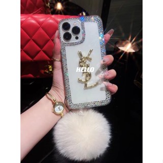 เคสโทรศัพท์มือถือ ประดับพลอยเทียม แฟชั่น คุณภาพสูง สําหรับ iphone14 pro max 13 11 12 pro max xr xs max 7 8plus 6plus