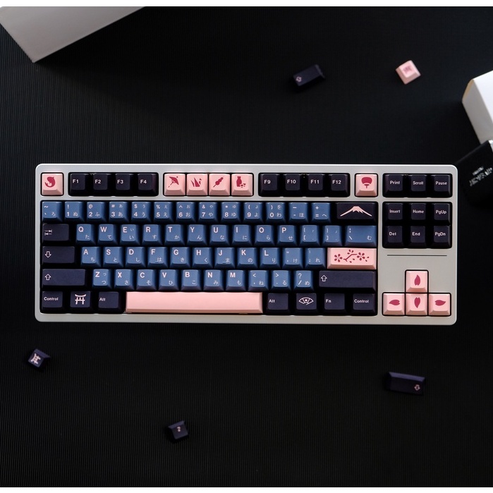 GMK Nightingale Keycap, 129 คีย์ PBT Keycaps Cherry Profile DYE-SUB ส่วนบุคคล GMK Keycaps สำหรับแป้นพิมพ์เครื่องกล #10