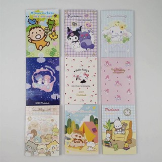 Hk Sanrio สมุดวันที่ ลายการ์ตูนคิตตี้ Melody Twinstar Pompompuri Sumikkogurashi Crayon Shinchan 2023