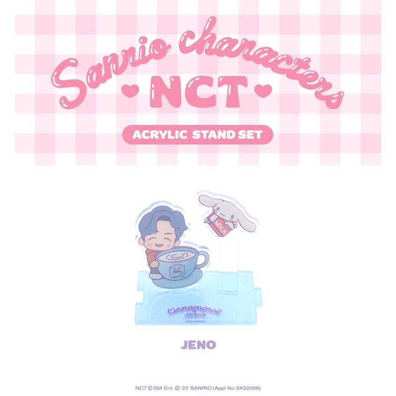 Sale ขาดทุน! sanrio x nct mouse pad & standy acrylic sanrio nct