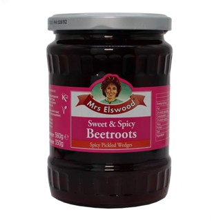 Beetroot sweet &amp; spicy 560g - Mrs Elswood