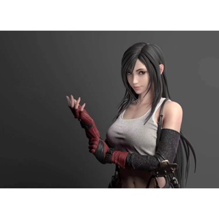 ชุดโมเดลฟิกเกอร์เรซิ่น 1/4 FFVII Final Fantasy VII Di Fa Tifa (ไม่มีฐาน)