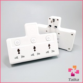 Taika ปลั๊กพ่วงไฟ  กล่องต่อปลั๊กไฟ  มี 2 รุ่น เต้าเสียบยุโรบ Anti-shock socket