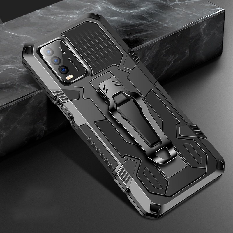 Vivo Y20 Y20i Y20s Y20 2021 Y12s Y11s Y51 Y31 Y30 Y30i Y50 เคสป้องกันกันกระแทกคลิปยึดดูดที่แข็งแกร่งแม่เหล็กดูดเคสแข็ง
