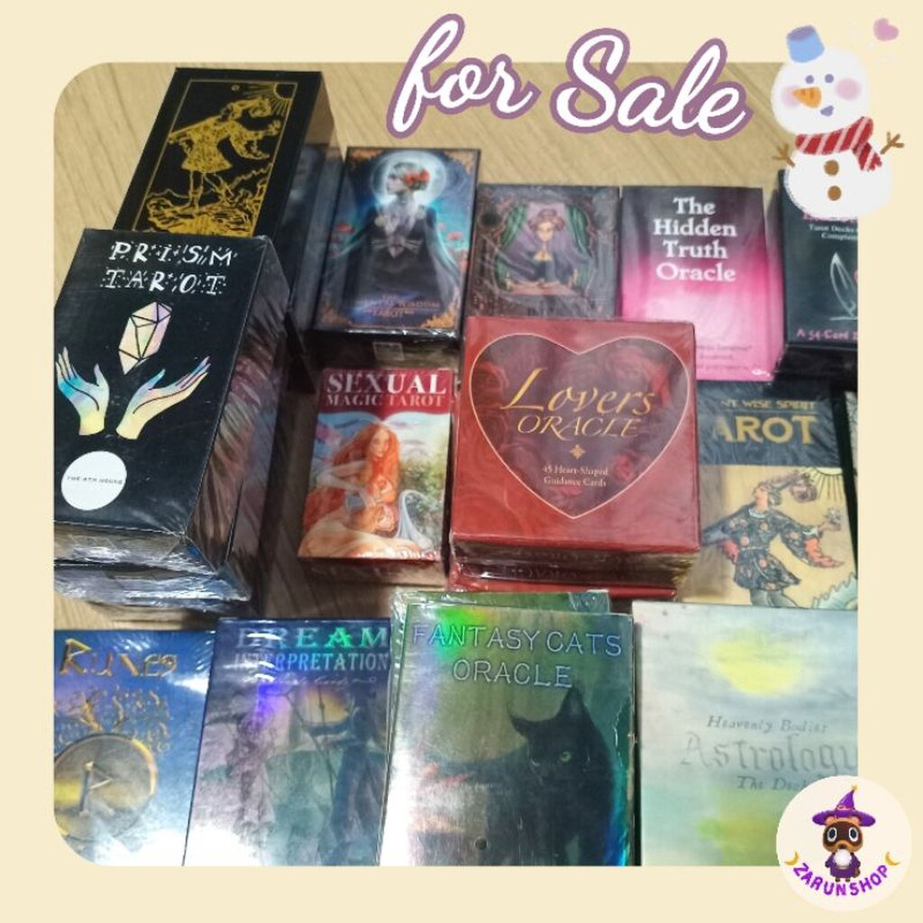 ไพ่ยิปซีลดราคา ไพ่ทาโรต์รุ่นใหม่มีตำหนิกล่องยับ (Sale พร้อมส่ง ) ไพ่ยิปซีราคาถูก