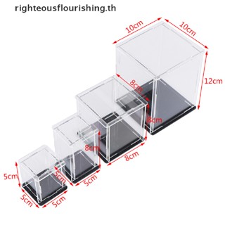 Righteousflourishs.th กล่องอะคริลิคใส กันฝุ่น ป้องกันรังสียูวี สําหรับใส่ของเล่น