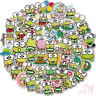 50Pcs/Set ❉ Kero Kero Keroppi Series 01 สติ๊กเกอร์ ❉ Sanrio Cartoon Character DIY Fashion Mixed Luggage Laptop Skateboard Waterproof Doodle Decals สติ๊กเกอร์