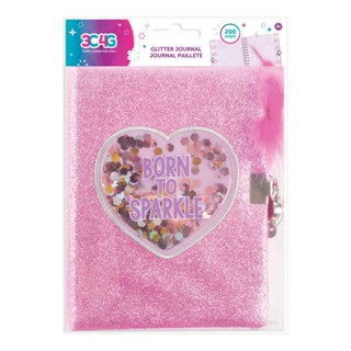 3C4G Born To Sparkle Glitter Journal