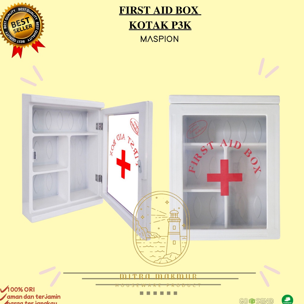 ใหม่!! P3K BOX / WALL CABINET FIRST AID BOX MC-11 / P3K PLACE