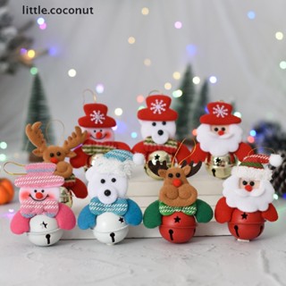 [little.coconut] ตุ๊กตาซานตาคลอส สโนว์แมน กวางเรนเดียร์ พร้อมกระดิ่ง สําหรับแขวนตกแต่งต้นคริสต์มาส