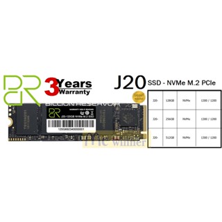 128GB | 256GB | 512GB SSD (เอสเอสดี) BILLION RESERVOIR J20 - PCIe Gen3x4 3D NAND (1300/1200) - ประกัน 3 ปี ของแท้