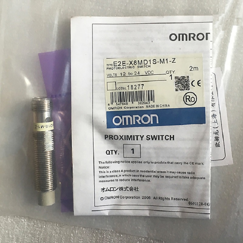 YTH เซ็นเซอร์ Omron Proximity Sensor E2E-X8MD1S-Z 2M E2E-X8MD1S-M1-Z E2E-X14MD1S-Z 2M1S-Z-Z 2M1S-Z 2
