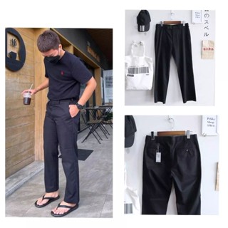 Uniqlo SMART PANTS MEN STRETCH PANTS / Heattech กางเกงขายาวผู้ชาย แสลคใส่ทำงานได้ เที่ยวได้