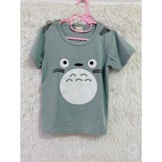 ชุดเสื้อผ้าเด็กเล็กลายแร็คคูนสีเขียว #XL