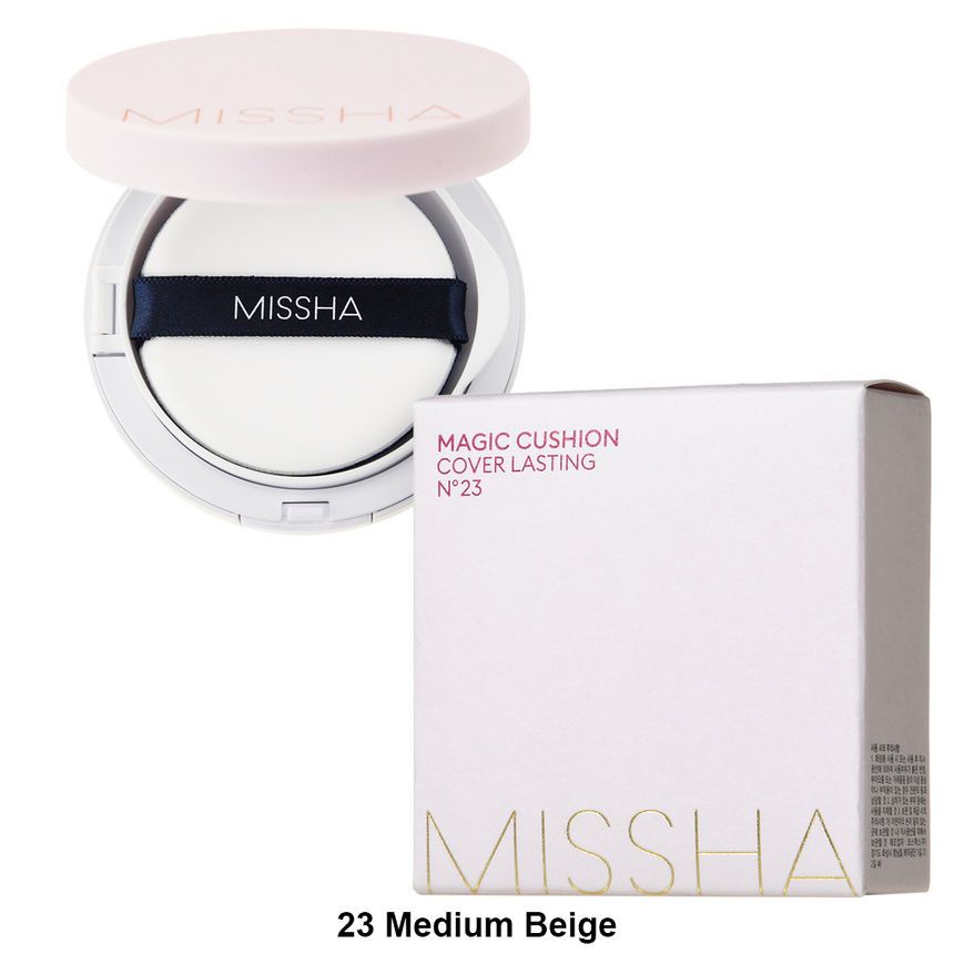 [สินค้าของแท้100% พร้อมส่ง] MISSHA  Magic Cushion Cover Lasting SPF50+  PA+++ #21 & #23