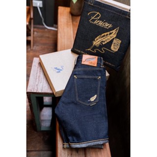 Pinion denim 18 oz New collection ขาสั้น งานลิขสิทธิ์แบรนด์ไทย