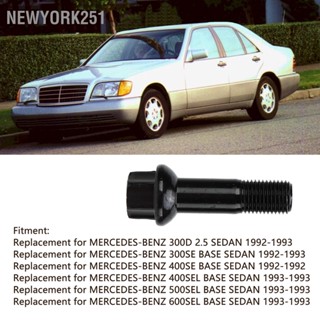 Newyork251 ชุดน็อตสลักเกลียวล้อรถยนต์ โลหะ สีดํา แบบเปลี่ยน 0009907607 สําหรับ Mercedes‐Benz 20 ชิ้น