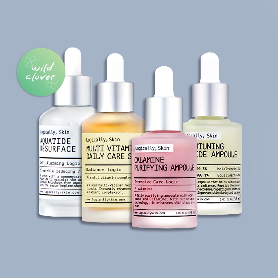 LOGICALLY SKIN : แท้สแกนได้ exp.2026-2027 aquatide resurface serum calamine multi vitamin ampoule