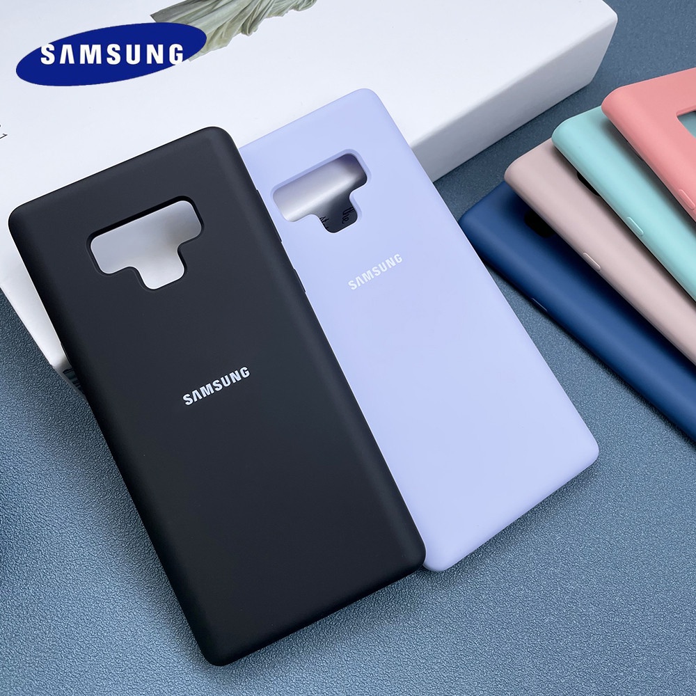 Original Samsung Galaxy Note 9 Case SM-N9600 เคสซิลิโคน Soft Back Protect Cover Anti-wear เคสซิลิโคนเหลว
