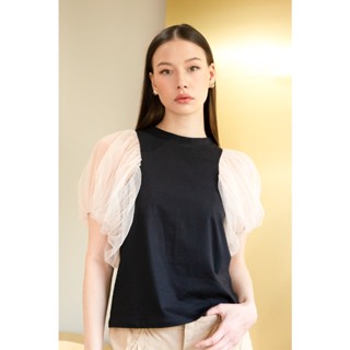 เสื้อ Cara Seethrough (Black Ivory)