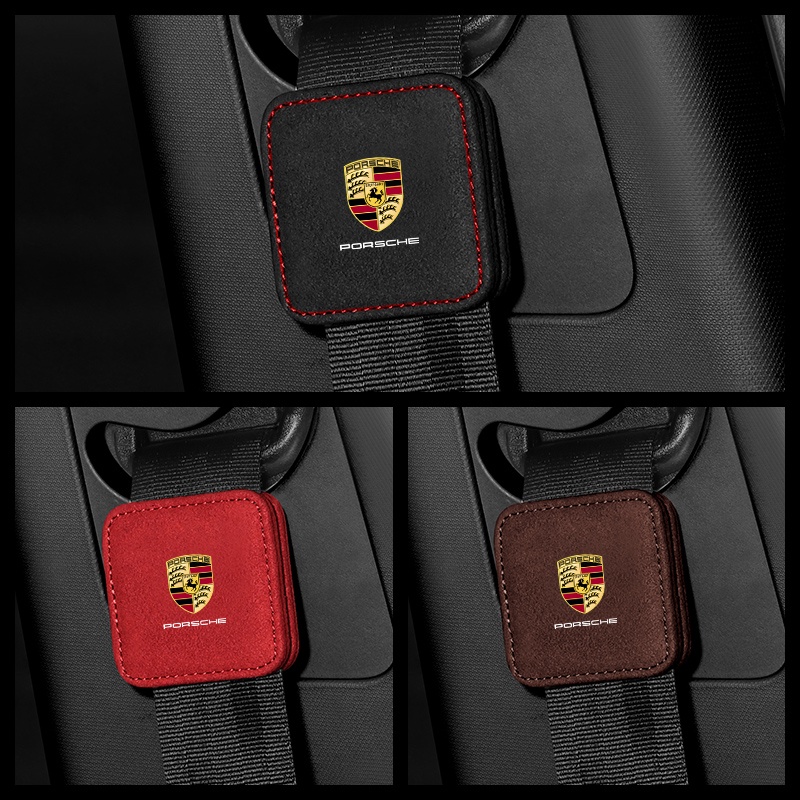 For Porsche สายพานนิรภัย สําหรับ Suede On Board Panamera Macan New Cayenne Taycan 917 718 911 GT3 RWB